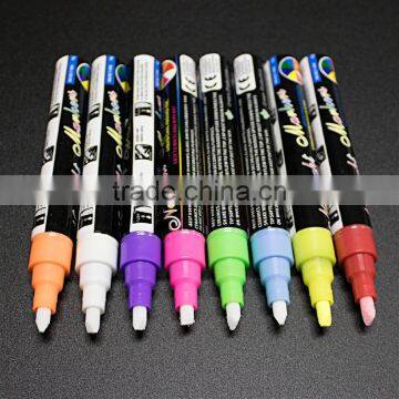Chalk marker pen for LED writing board, high quality ink, easy to wipe off.