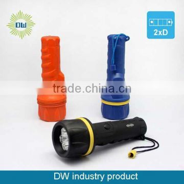 cheap bright light plastic flashlight