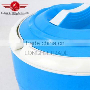 Best Selling 3pcs Round Plastic Food Warmer With Stainless Steel Inner /Tiffin Lunch Box photo-5