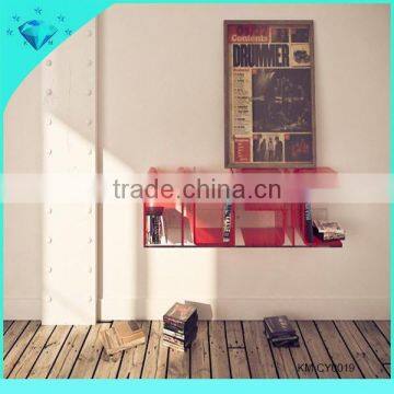 Hot Sale Wall Mounted Acrylic Book Shelf photo-5