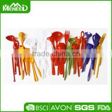 Different color home plastic custom made kitchenware in melamine material