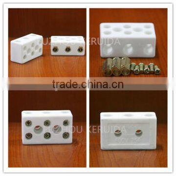 Factory! 3 Way Ceramic Terminal Block/porcelain Wire Connectors/terminal Connector Block photo-4