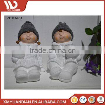 Wholesale Led Light Price Christmas Boys And Girls Decoration Polyresin Ornaments photo-4