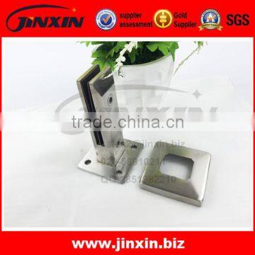 JINXIN Stainless Steel Square Core Drill Glass Spigot for Pool Fence photo-3