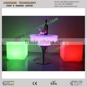 Metal Frame Table, Metal Legs Led Bar Table photo-6