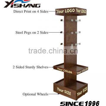 Retail Store Braning Snack Wooden Display Rack photo-2