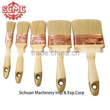 Wooden Handle Copper Coated Mixed Bristle Paint Brush photo-1