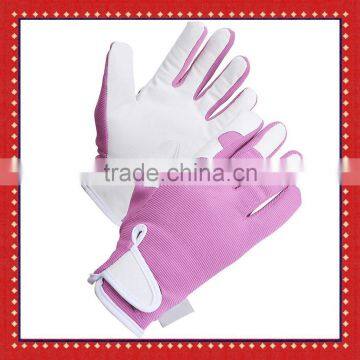 Women Gardening Gloves For Garden And Household Tasks Soft Pink Ladies Leather Gardening Gloves