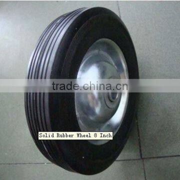 solid rubber wheel 8x1.75''