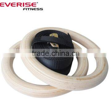 2017 Hot Sale Exercise Wood Gymnastic Ring photo-3