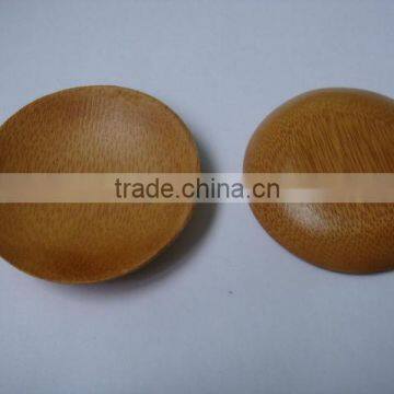 100% Natural Bamboo Round Dish for seasoning