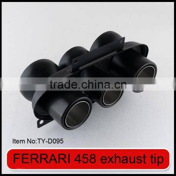 Auto Tuning Stainless Steel Sportycar Exhaust Tips for Ferrari 458 Carbon Fiber photo-5