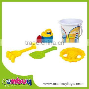Summer Outdoor Items Plastic White Beach Sand Bucket Set Toy
