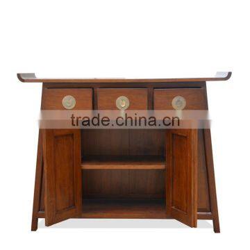 Buffet Console Oriental Javanese Natural Teak Wood Furniture photo-4