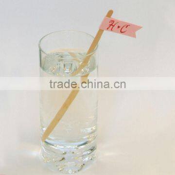 2014 Convenient Disposable Wooden Sugar Water Stirrers