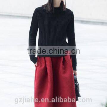 NEW Fashion Casual High Pleat Waisted A -line Skirt Guangzhou Clothing photo-2