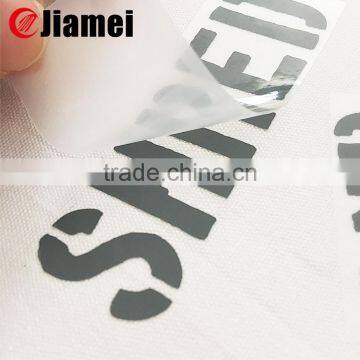 Personalized number pvc rubebr silicone heat transfer label logos