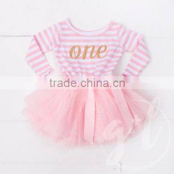 2017 Newborn Baby Clothes Girl Party Children Frocks Designs Tutu Dress Hsd2043 photo-3