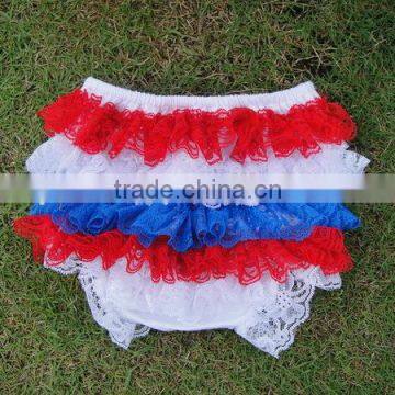 lovely kids ruffle underwear triple lace ruffle shorts persnickety remake bloomers for baby