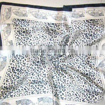 stock printed silk satin Scarf square scarves small moq
