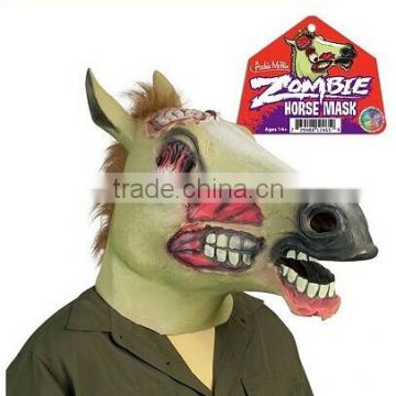 New Style Latex Halloween Scary Zombie Horse Head mask