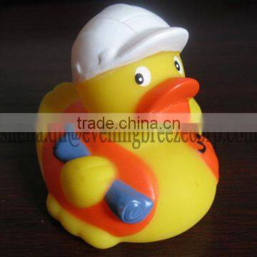 floating architect construction worker bath duck ,construction engineer rubber duck