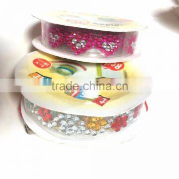 Customized Mixed Color Crystal Diamond Acrylic Sticker Rhinestone Gem Roll Crystal Sticker photo-5