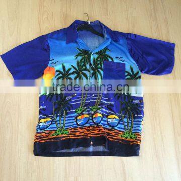 New Style Quick Dry Hawaiian OEM Short Sleeve Men T-Shirts