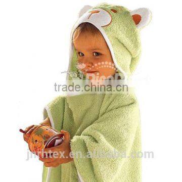 100% cotton custom children hooded bathrobe