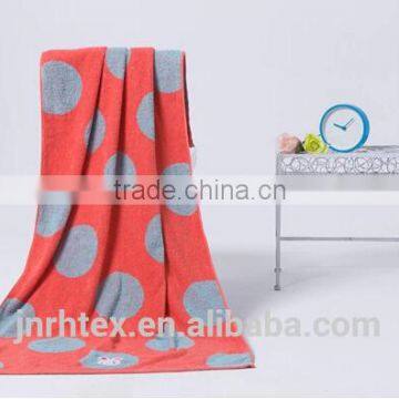 Custom 100 Cotton Jacquard Terry Bath Towel
