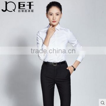 ladies business formal work office shirt and pant suit women new suits for women