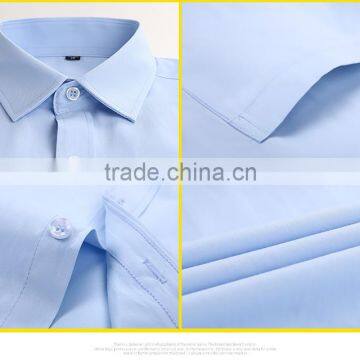 Juqian 2017 Top Sale High Quality Business Shirts Clothing for Men Simple Dress Shirt Factory From China photo-4