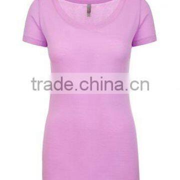 Next Level Apparel Ladies' The Scoop Tee - Made From Pre-shrunk 100% Combed Cotton Jersey and Comes With Your Logo. photo-6