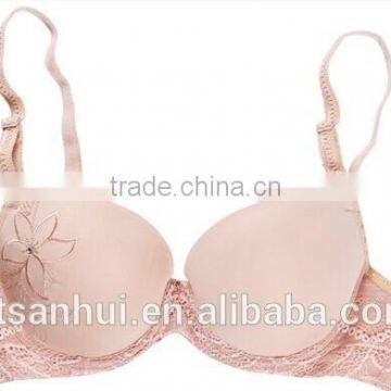 Natural nude color hot images women sexy bra underwear