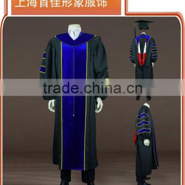 cheap graduation robes,handsome graduation robe, pretty academic robe