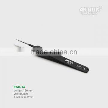 Non-magnetic Tip Tweezer Anti-static ESD 10 11 12 13 14 15 Repair-tools photo-5