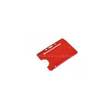 Red Pro Promotional custom Logo printed credit card, Conference Name Badge Holders 30202