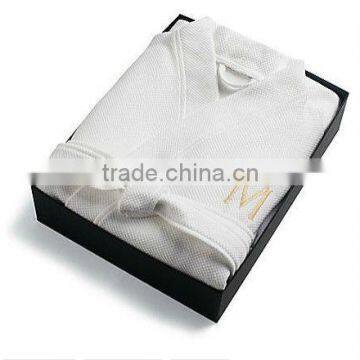 High quality hotel spa pique robe