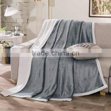 Double layer keep warm practical flannel fleece blanket