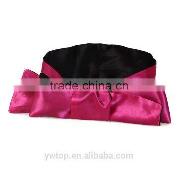 1.5m*7cm Black Pink Satin Blindfold Sex Eye Mask Fetish Bondage Eyepatch Flirt Bdsm Game