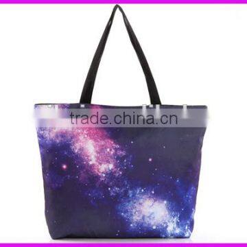 2014 wholesale new designed advertisement digital printed canvas tote bag
