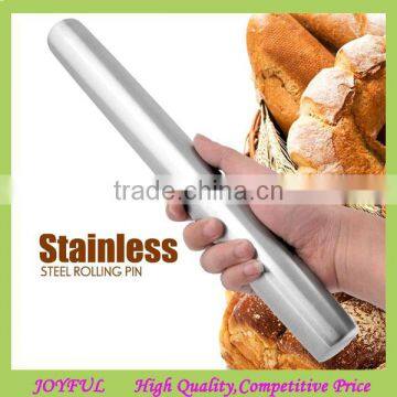 KitcheNon Stick Stainless Rolling Pin Baking Roller Dough Pastry Roller Pizza Pasta Maker Bakery Cake Making Roller Pin