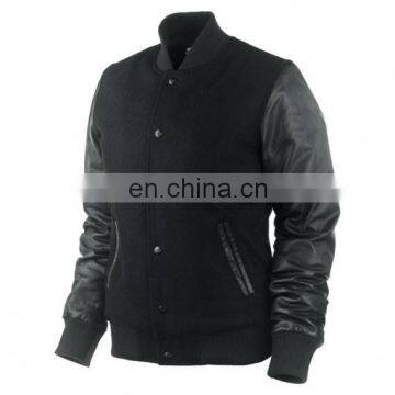 2015 college varsity jacket/OEM wholesale baseball sports style suede leather men varsity jacket