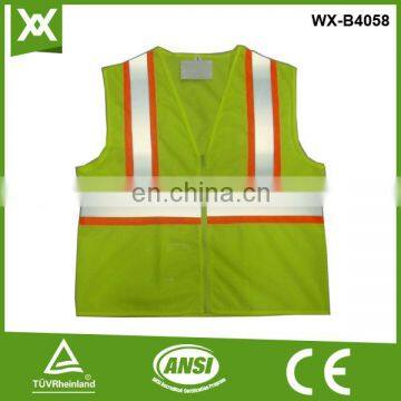 factory /suppliers polyester made selling design high visibility lime hi viz vest