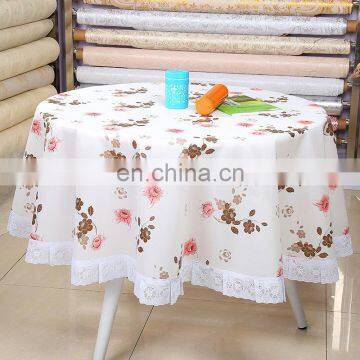 Cheap Waterproof Environmental Protection Round Table Cloth for Home