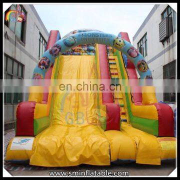 Funny inflatable slide, inflatable monster compus slide, inflatable arch slide