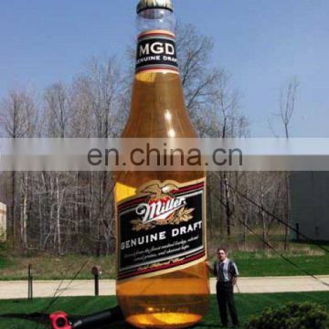 Advertising inflatable beer bottle/jar for sale