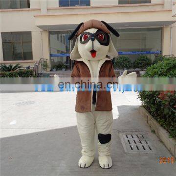 2015 Hot Sell Pilot Dog Cartoon Costumes Mascot Costumes For Adults photo-5