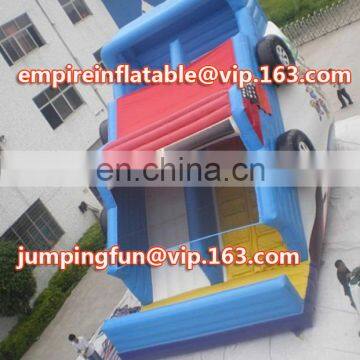 Cool car design inflatable water slide medium size for kids ID-SLM041