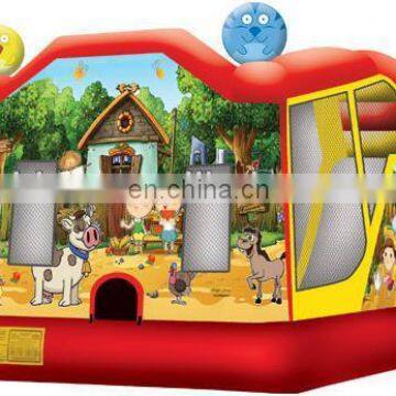 inflatable bouncer with slide, inflatable combo,china inflatables C4023